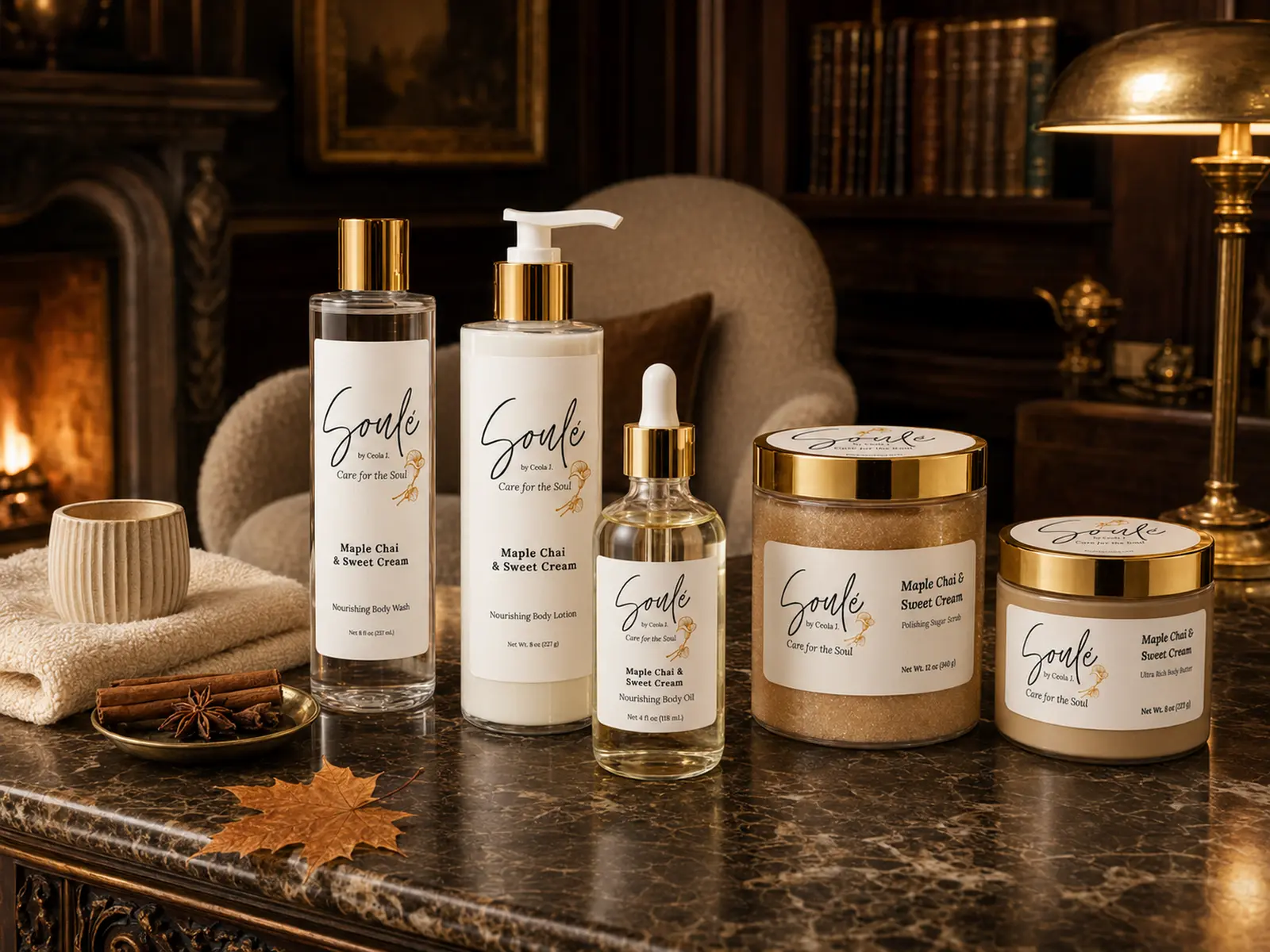 Soulé Maple Chai & Sweet Cream collection